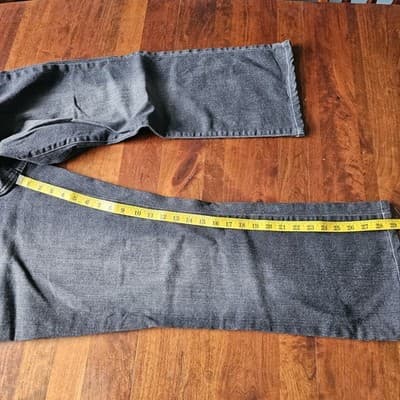 L.A Blues Womens Jeans Rodeo Boot Cut Stretch Black Wash Denim High Rise Avg 2 - Thumbnail 6