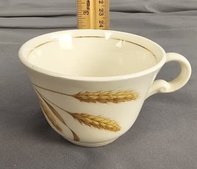 Edwin M Knowles China Tea Cup Vintage Golden Wheat No Saucer - Thumbnail 5