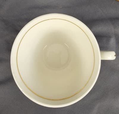 Edwin M Knowles China Tea Cup Vintage Golden Wheat No Saucer - Thumbnail 4