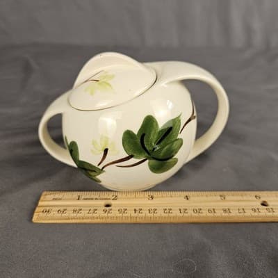 BLUE RIDGE SOUTHERN POTTERY Stanhome Sugar Bowl Handles Lid - Thumbnail 6
