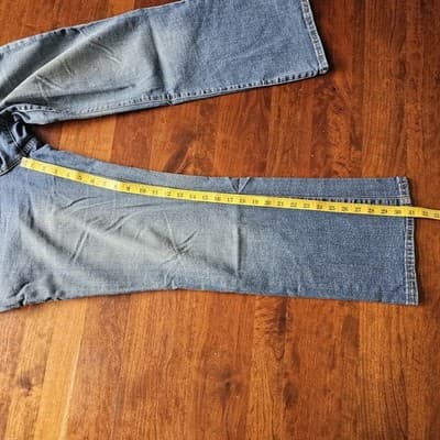 L.A Blues Womens Jeans Rodeo Boot Cut Stretch Blue Wash Denim High Rise Avg 2 - Thumbnail 6