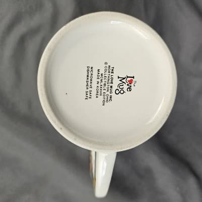 Vintage 1990s The Love Mug Elf Themed Christmas Coffee Mug - Thumbnail 4