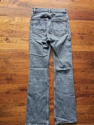 Stockholm Atelier & Other Stories Womens Black Jeans 26w 32Inseam Straight Leg - Thumbnail 2