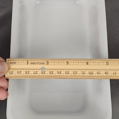 Vtg White Glasbake J522 - 1 1/2 Quart USA Loaf Pan Dish Bakeware Brown Flowers - Thumbnail 10