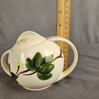 BLUE RIDGE SOUTHERN POTTERY Stanhome Sugar Bowl Handles Lid - Thumbnail 7
