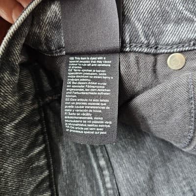 Stockholm Atelier & Other Stories Womens Black Jeans 26w 32Inseam Straight Leg - Thumbnail 9