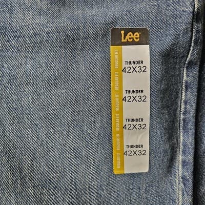 Lee Men's Regular Fit Bootcut Jeans Blue NEW 42 x 32 Zip/Button Closure 5-Pocket - Thumbnail 8