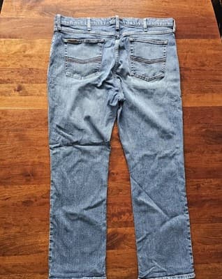 Mens Ariat Legacy M4 Relaxed Boot Cut 40/32 Jeans Pants Medium Light Wash - Thumbnail 2