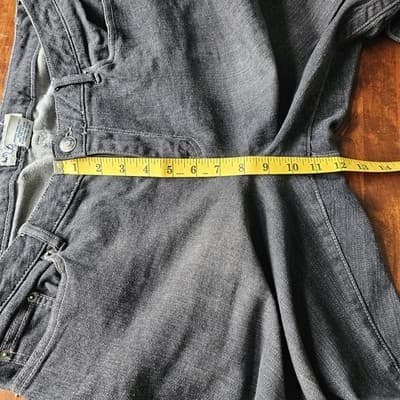 L.A Blues Womens Jeans Rodeo Boot Cut Stretch Black Wash Denim High Rise Avg 2 - Thumbnail 9