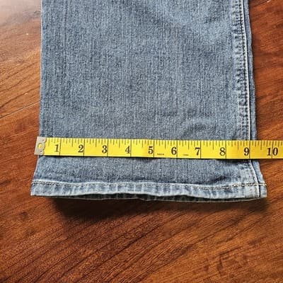 Mens Ariat Legacy M4 Relaxed Boot Cut 40/32 Jeans Pants Medium Light Wash - Thumbnail 12