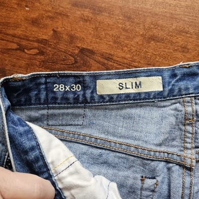 Gap 1969 Slim Medium Wash Denim Jeans Women's Size 28x30 - Thumbnail 10