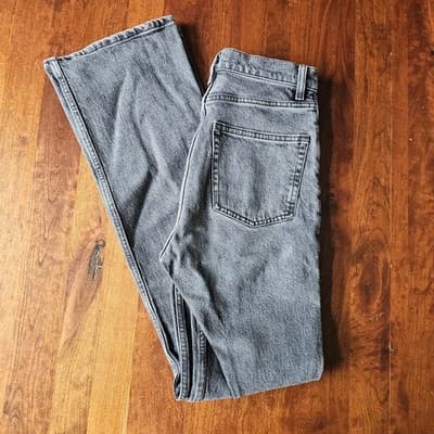 Stockholm Atelier & Other Stories Womens Black Jeans 26w 32Inseam Straight Leg - Thumbnail 15