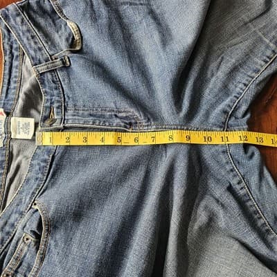 L.A Blues Womens Jeans Rodeo Boot Cut Stretch Blue Wash Denim High Rise Avg 2 - Thumbnail 9