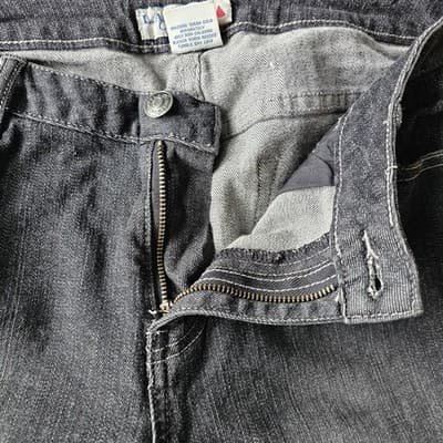 L.A Blues Womens Jeans Rodeo Boot Cut Stretch Black Wash Denim High Rise Avg 2 - Thumbnail 13