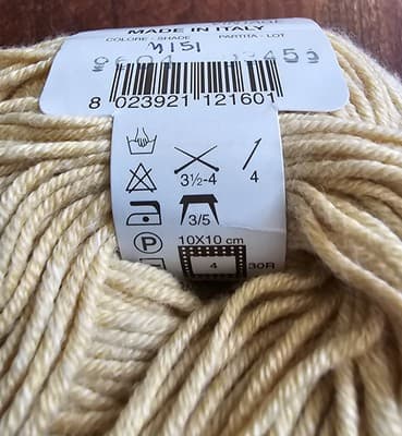 Yarn Springfield Village peach Grignasco Merino Cotton 50gr 125yd - Thumbnail 4