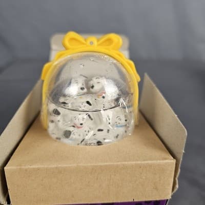 1996 Disney's 101 Dalmatians Snow Dome McDonalds Toy Spot Check Globe in Box - Thumbnail 5