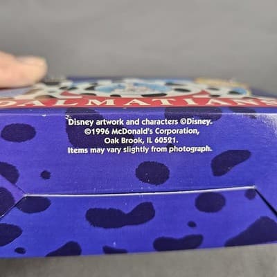 1996 Disney's 101 Dalmatians Snow Dome McDonalds Toy 101 Globe in Box - Thumbnail 4