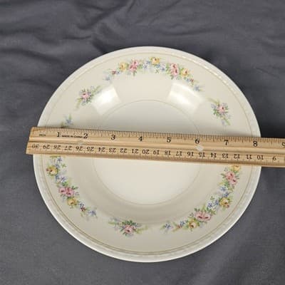 Homer Laughlin Eggshell Georgian Soup Bowls Set of 3 Vintage USA C44N5 8.25" - Thumbnail 8