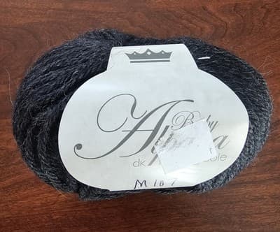 Yarn Baby Alpaca King Cole110yd, 50g Col 503 Charcoal - Thumbnail 2