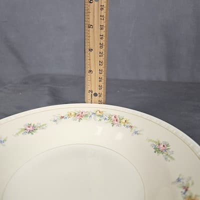 Homer Laughlin Eggshell Georgian Soup Bowls Set of 3 Vintage USA C44N5 8.25" - Thumbnail 9