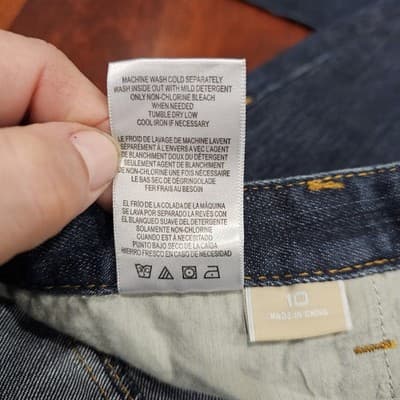 Michael Kors Women's Blue Jeans Size 10 Wide Leg RN 111818 Stretch - Thumbnail 14