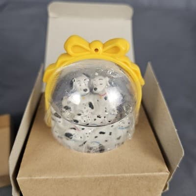1996 Disney's 101 Dalmatians Snow Dome McDonalds Toy Spot Check Globe in Box - Thumbnail 6