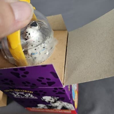 1996 Disney's 101 Dalmatians Snow Dome McDonalds Toy Spot Check Globe in Box - Thumbnail 7