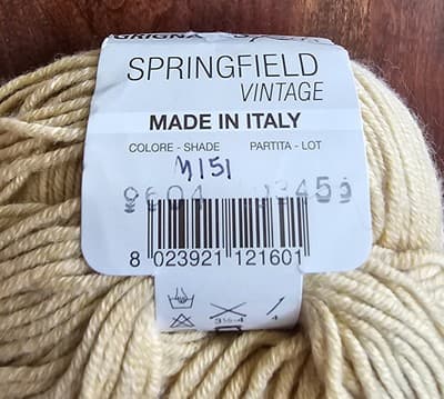 Yarn Springfield Village peach Grignasco Merino Cotton 50gr 125yd - Thumbnail 3
