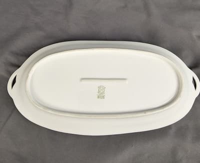 Noritake 1746 Hand Painted Gold PASTRY / HORS D'OEUVRE SERVING TRAY 5.75 x 12.5 - Thumbnail 5