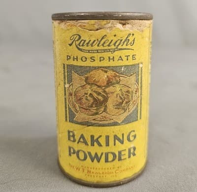 Vintage Rawleigh's Phosphate Baking Powder Tin - The W . T.Rawleigh Co. - Thumbnail 2