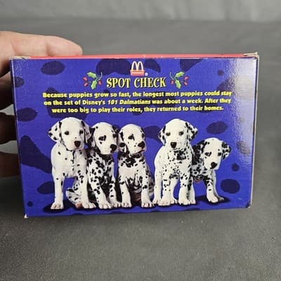 1996 Disney's 101 Dalmatians Snow Dome McDonalds Toy 101 Globe in Box - Thumbnail 3