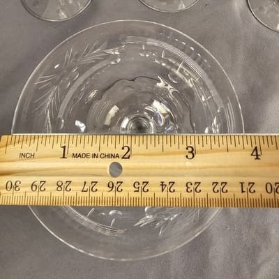 Hawk's Beverly Stemware Champaige Tall Sherbert Blown Glass USA Set of 2 - Thumbnail 9