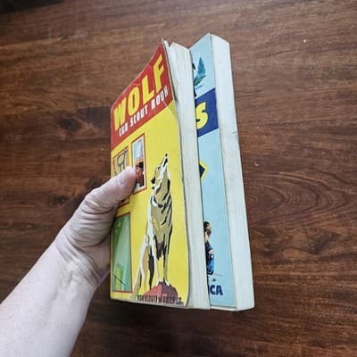 Boy Scouts of America Handbooks. Cub Scout Wolf 1970- Boy Scouts Webelos 1967 - Thumbnail 5