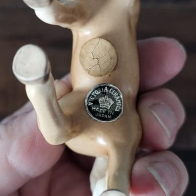 Victoria Ceramics Palomino HORSE FIGURINE Vintage Early 1960s Salt Shaker JAPAN - Thumbnail 8
