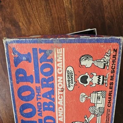 1970 Milton Bradley Snoopy and the Red Baron Skill and Action Game - Thumbnail 20