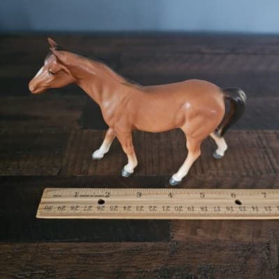 Napcoware Bay Horse Figurine Vintage Porcellain 4.5" x 6.5" - Thumbnail 9