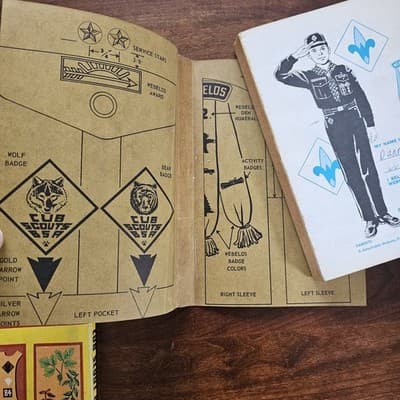 Boy Scouts of America Handbooks. Cub Scout Wolf 1970- Boy Scouts Webelos 1967 - Thumbnail 8