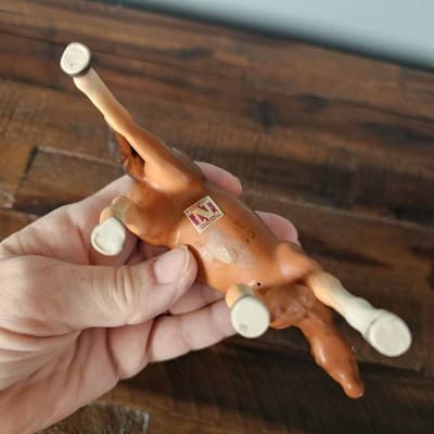 Napcoware Bay Horse Figurine Vintage Porcellain 4.5" x 6.5" - Thumbnail 7