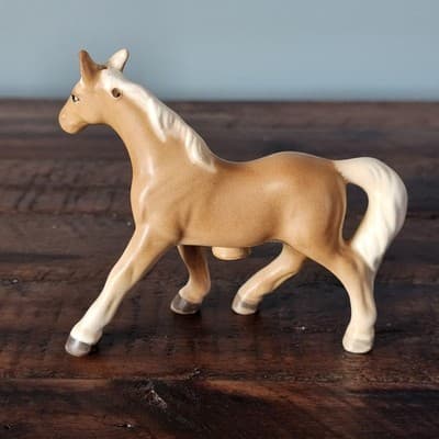 Victoria Ceramics Palomino HORSE FIGURINE Vintage Early 1960s Salt Shaker JAPAN - Thumbnail 4