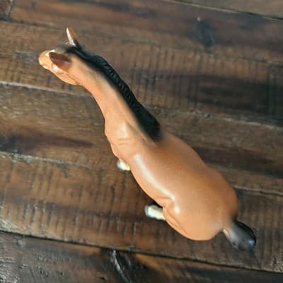 Napcoware Bay Horse Figurine Vintage Porcellain 4.5" x 6.5" - Thumbnail 6