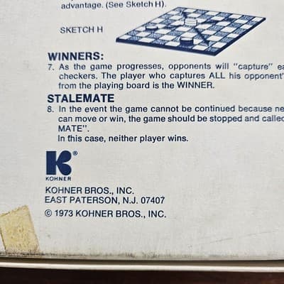 Vintage Board Game POP CHEKS Game POP O MATIC Game Collectible Checker Game 1973 - Thumbnail 7