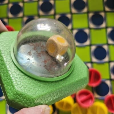 Vintage Board Game POP CHEKS Game POP O MATIC Game Collectible Checker Game 1973 - Thumbnail 5