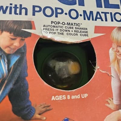 Vintage Board Game POP CHEKS Game POP O MATIC Game Collectible Checker Game 1973 - Thumbnail 3
