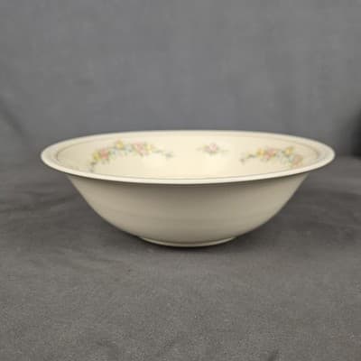 Homer Laughlin Eggshell Georgian Serving Bowl Vintage USA A44N5 8.5" - Thumbnail 2
