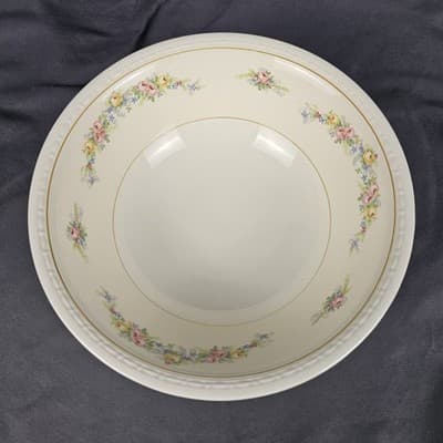 Homer Laughlin Eggshell Georgian Serving Bowl Vintage USA A44N5 8.5" - Thumbnail 3