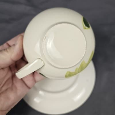Joni Dixie Dogwood Blossom Tea Cup and Saucer Vintage MCM USA - Thumbnail 6