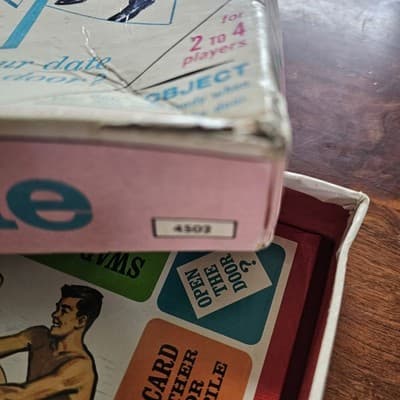 1965 MYSTERY DATE Vintage Original Version Board Game MILTON BRADLEY USA - Thumbnail 14