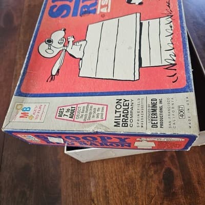 1970 Milton Bradley Snoopy and the Red Baron Skill and Action Game - Thumbnail 21