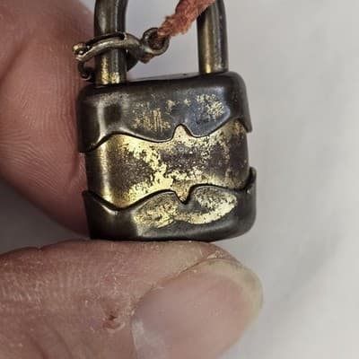 Old Vintage Mini Lock with Key Still Opens and Locks Made In Germany ? - Thumbnail 4