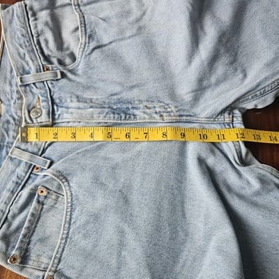 Levi's 505 Men's Cotton Jeans - Light Stonewash W32 L34 Blue - Thumbnail 9